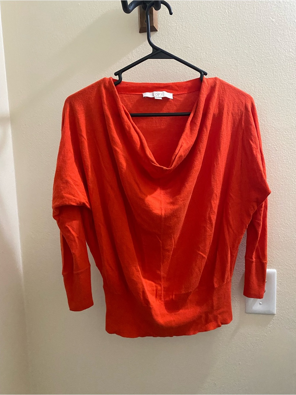 LOFT Bright Cowl Neck Sweater